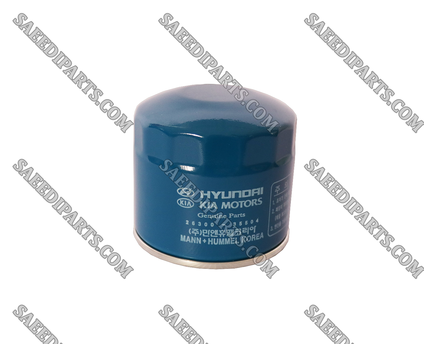 فیلتر روغن موتور فلزی اصلی شماره فنی 2630035504 سوناتا