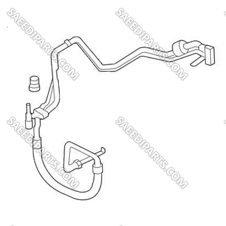 شلنگ ورودی کمپرسور کولر اپتیما MG با کد فنی 977752G101