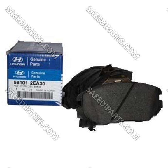 لنت ترمز جلو هیوندای توسان JM با شماره فنی 581012EA30