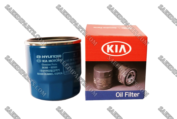 فیلتر روغن موتور فلزی شماره فنی 2630002503