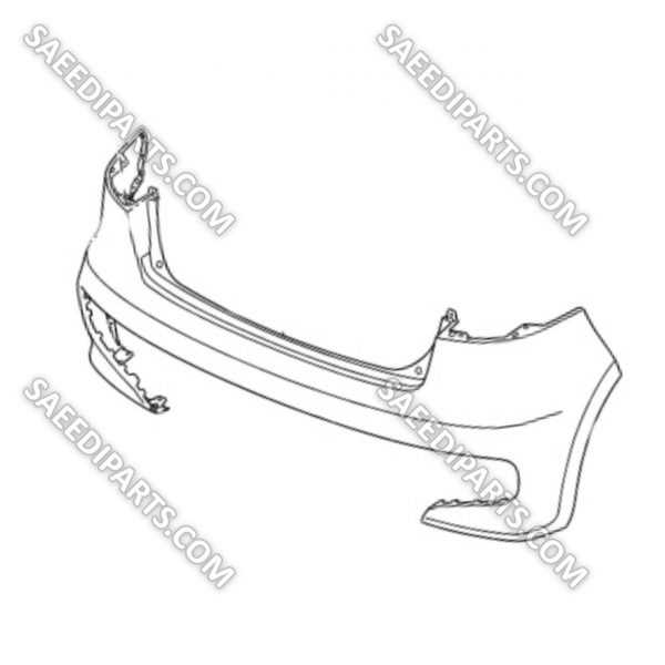 سپر عقب کیا ریو با کد فنی 866101W510